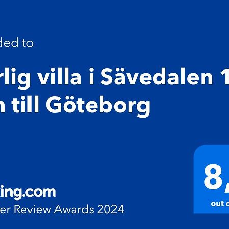 Harlig Villa I Savedalen 10 Min Till Goteborg Buitenkant foto